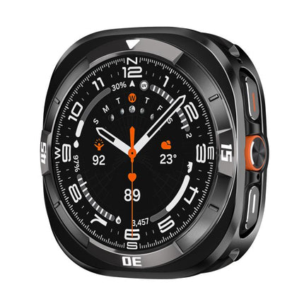 Time Pattern Metal Aluminium Alloy PC Watch Protective Cover, For Samsung Galaxy Watch Ultra 47mm - DealBuddy