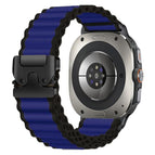 For Samsung Galaxy Watch Ultra 47mm / Ultra 2025 / Navy Blue Black Buckle
