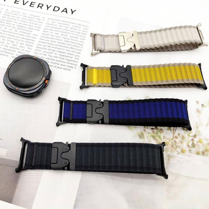 Parachute Buckle Off Road Wide Ribbed Nylon Watch Band, For Samsung Galaxy Watch Ultra 47mm / Ultra 2025 - DealBuddy