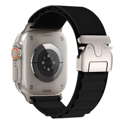 Parachute Buckle High Mountain Nylon Loop Watch Band, For Apple Watch 46mm / 49mm / 45mm / 44mm, For Apple Watch 42mm / 41mm / 40mm / 38mm - DealBuddy