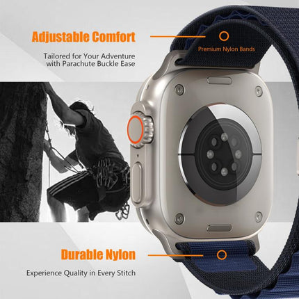 Parachute Buckle High Mountain Nylon Loop Watch Band, For Apple Watch 46mm / 49mm / 45mm / 44mm, For Apple Watch 42mm / 41mm / 40mm / 38mm - DealBuddy