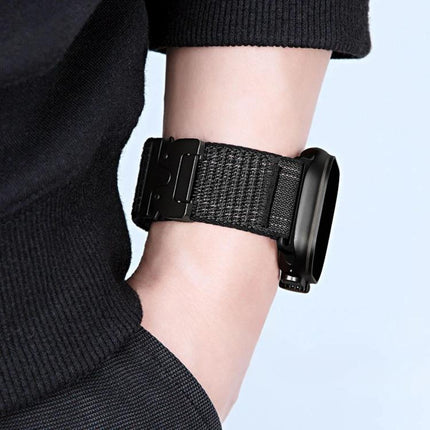 Parachute Buckle Mountain Pattern Woven Nylon Metal Tip Watch Band, For Apple Watch 46mm / 49mm / 45mm / 44mm, For Apple Watch 42mm / 41mm / 40mm / 38mm - DealBuddy