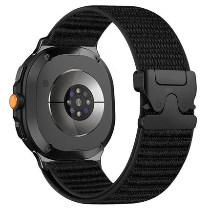 Parachute Buckle Mountain Pattern Woven Nylon Metal Tip Watch Band, For Samsung Galaxy Watch8 / Watch8 Classic - DealBuddy