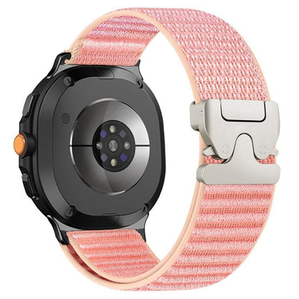 Parachute Buckle Mountain Pattern Woven Nylon Metal Tip Watch Band, For Samsung Galaxy Watch8 / Watch8 Classic - DealBuddy