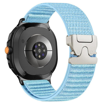 Parachute Buckle Mountain Pattern Woven Nylon Metal Tip Watch Band, For Samsung Galaxy Watch8 / Watch8 Classic - DealBuddy