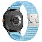 Parachute Buckle Mountain Pattern Woven Nylon Metal Tip Watch Band, For Samsung Galaxy Watch8 / Watch8 Classic - DealBuddy