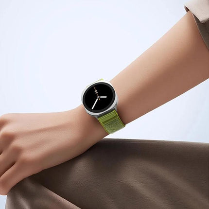 Parachute Buckle Mountain Pattern Woven Nylon Metal Tip Watch Band, For Samsung Galaxy Watch8 / Watch8 Classic - DealBuddy