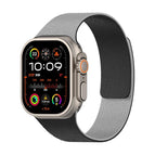For Apple Watch 42mm / 41mm / 40mm / 38mm / Gray+Black