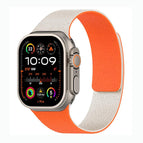 For Apple Watch 42mm / 41mm / 40mm / 38mm / Starlight+Orange