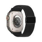 Diagonal Striped D-ring Buckle Nylon Elastic Watch Band, For Apple Watch 46mm / 49mm / 45mm / 44mm, For Apple Watch 42mm / 41mm / 40mm / 38mm - DealBuddy