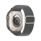 Diagonal Striped D-ring Buckle Nylon Elastic Watch Band, For Apple Watch 46mm / 49mm / 45mm / 44mm, For Apple Watch 42mm / 41mm / 40mm / 38mm - DealBuddy