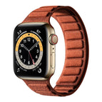 For Apple Watch 42mm / 41mm / 40mm / 38mm / Yellow Brown