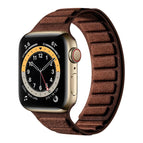 For Apple Watch 42mm / 41mm / 40mm / 38mm / Dark Brown