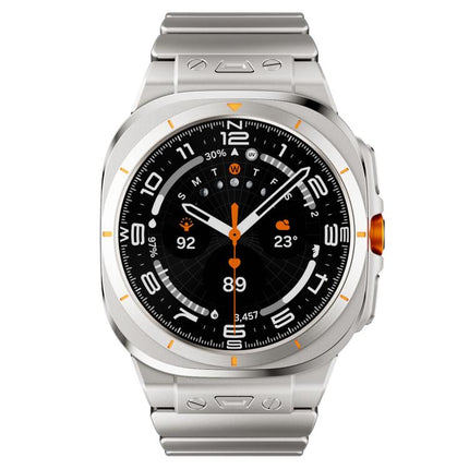 Magnetic Buckle Single-Bead Silicone Stainless Steel Watch Band, For Samsung Galaxy Watch Ultra 47mm / Ultra 2025 - DealBuddy