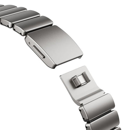 Magnetic Buckle Single-Bead Silicone Stainless Steel Watch Band, For Samsung Galaxy Watch Ultra 47mm / Ultra 2025 - DealBuddy