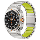 Magnetic Buckle Single-Bead Silicone Stainless Steel Watch Band, For Samsung Galaxy Watch Ultra 47mm / Ultra 2025 - DealBuddy