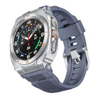 Vibrant Zinc Alloy Cover Integrated Silicone Watch Band, For Samsung Galaxy Watch Ultra / Ultra 2025 - DealBuddy