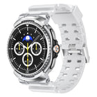 Breathable Dual Row Perforated Silicone Watch Band, For Samsung Galaxy Watch8 / Watch8 Classic - DealBuddy