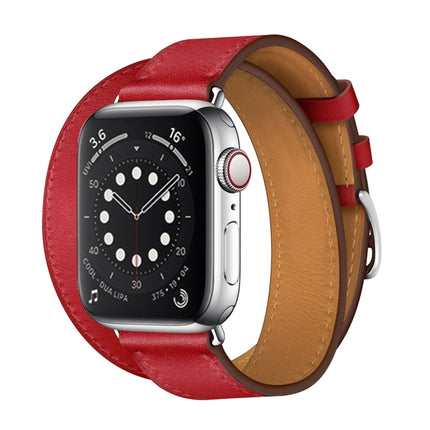 For Apple Watch 3 / 2 / 1 Generation 42mm Universal Leather Double-Loop Strap - DealBuddy