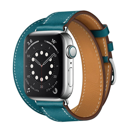 For Apple Watch 3 / 2 / 1 Generation 42mm Universal Leather Double-Loop Strap - DealBuddy