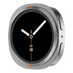 Grey Border Orange Text