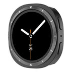 For Samsung Galaxy Watch8 40mm / Black Border White Text