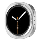 For Samsung Galaxy Watch8 40mm / Silver Border White Text