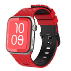 For Apple Watch 46mm / 49mm / 45mm / 44mm / Red+Black