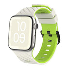 Diagonal Two-Color Silicone Watch Band, For Apple Watch 46mm / 49mm / 45mm / 44mm - DealBuddy