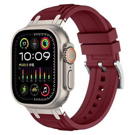 Triple-Layer Armour Silicone Watch Band, For Apple Watch 49mm / 46mm / 45mm / 44mm, For Apple Watch 42mm / 41mm / 40mm / 38mm - DealBuddy