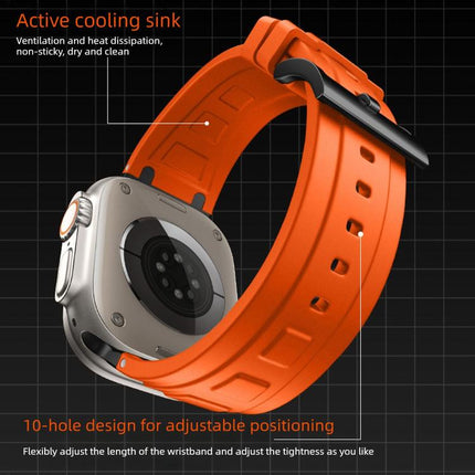 Triple-Layer Armour Silicone Watch Band, For Apple Watch 49mm / 46mm / 45mm / 44mm, For Apple Watch 42mm / 41mm / 40mm / 38mm - DealBuddy