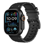 Reinforced I-Shape Texture Silicone Watch Band, For Apple Watch 49mm / 46mm / 45mm / 44mm, For Apple Watch 42mm / 41mm / 40mm / 38mm