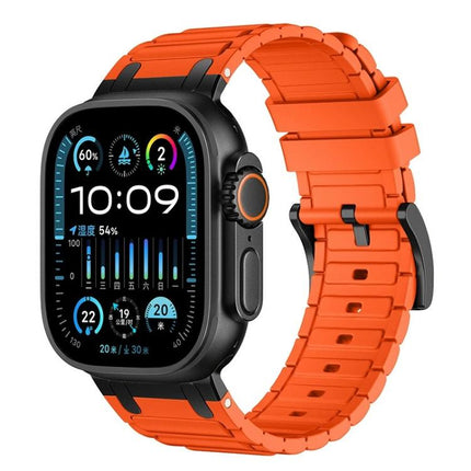 Reinforced I-Shape Texture Silicone Watch Band, For Apple Watch 49mm / 46mm / 45mm / 44mm, For Apple Watch 42mm / 41mm / 40mm / 38mm