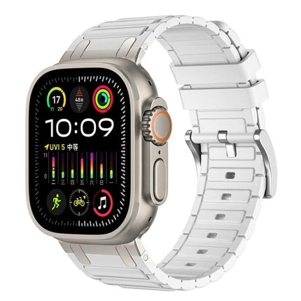 Reinforced I-Shape Texture Silicone Watch Band, For Apple Watch 49mm / 46mm / 45mm / 44mm, For Apple Watch 42mm / 41mm / 40mm / 38mm