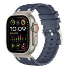 Reinforced I-Shape Texture Silicone Watch Band, For Apple Watch 49mm / 46mm / 45mm / 44mm, For Apple Watch 42mm / 41mm / 40mm / 38mm