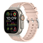Reinforced I-Shape Texture Silicone Watch Band, For Apple Watch 49mm / 46mm / 45mm / 44mm, For Apple Watch 42mm / 41mm / 40mm / 38mm - DealBuddy