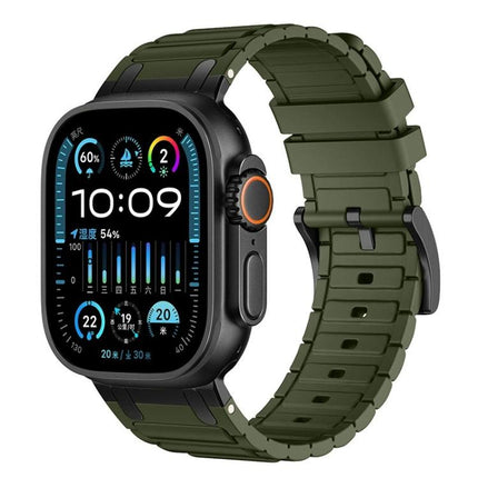 Reinforced I-Shape Texture Silicone Watch Band, For Apple Watch 49mm / 46mm / 45mm / 44mm, For Apple Watch 42mm / 41mm / 40mm / 38mm