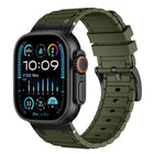 Reinforced I-Shape Texture Silicone Watch Band, For Apple Watch 49mm / 46mm / 45mm / 44mm, For Apple Watch 42mm / 41mm / 40mm / 38mm