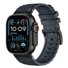 Reinforced I-Shape Texture Silicone Watch Band, For Apple Watch 49mm / 46mm / 45mm / 44mm, For Apple Watch 42mm / 41mm / 40mm / 38mm