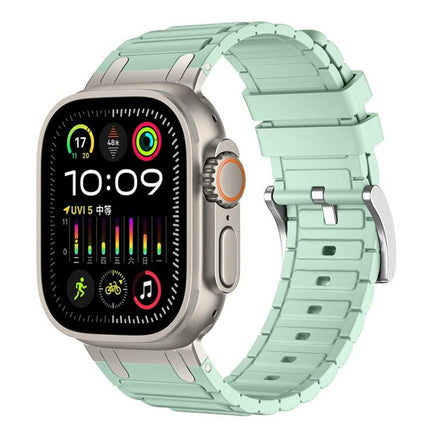 Reinforced I-Shape Texture Silicone Watch Band, For Apple Watch 49mm / 46mm / 45mm / 44mm, For Apple Watch 42mm / 41mm / 40mm / 38mm