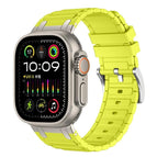 For Apple Watch 42mm / 41mm / 40mm / 38mm / Fluorescent Yellow