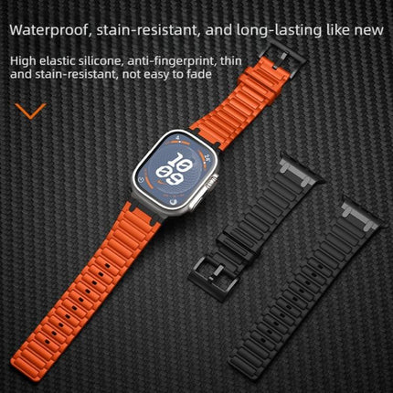 Reinforced I-Shape Texture Silicone Watch Band, For Apple Watch 49mm / 46mm / 45mm / 44mm, For Apple Watch 42mm / 41mm / 40mm / 38mm - DealBuddy