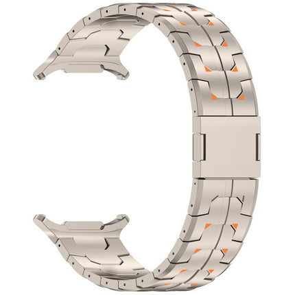 Steel Kongman Folding Clasp Titanium Metal Watch Band, For Samsung Galaxy Watch Ultra 47mm / Ultra 2025 - DealBuddy