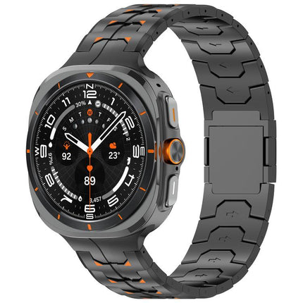 Steel Kongman Folding Clasp Titanium Metal Watch Band, For Samsung Galaxy Watch Ultra 47mm / Ultra 2025 - DealBuddy