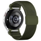 Press Button Twill Plastic Magnetic Buckle Nylon Watch Band, For Samsung Galaxy Watch FE / 7 / 6 / 5 / 4 - DealBuddy
