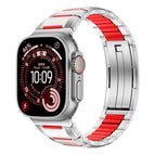 For Apple Watch 46mm / 49mm / 45mm / 44mm / Titanium Red
