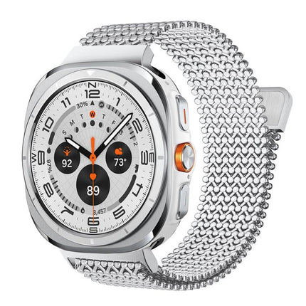 Breathable Stainless Steel Magnetic Watch Band, For Samsung Galaxy Watch Ultra / Ultra 2025, For Samsung Galaxy Watch8 / Watch8 Calssic - DealBuddy
