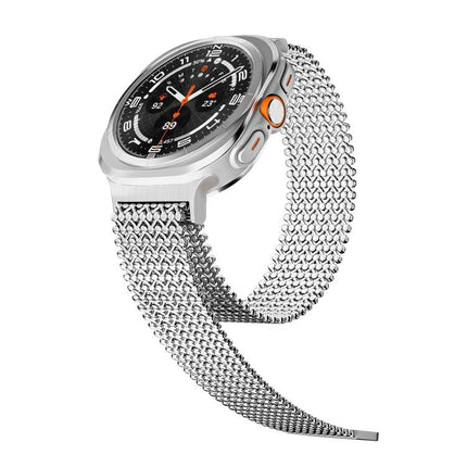 Breathable Stainless Steel Magnetic Watch Band, For Samsung Galaxy Watch Ultra / Ultra 2025, For Samsung Galaxy Watch8 / Watch8 Calssic - DealBuddy