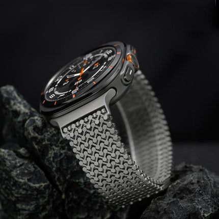 Breathable Stainless Steel Magnetic Watch Band, For Samsung Galaxy Watch Ultra / Ultra 2025, For Samsung Galaxy Watch8 / Watch8 Calssic - DealBuddy