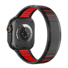 Curved Two-Tone Side-Release Stainless Steel Watch Band, For Apple Watch 49mm / 46mm / 45mm / 44mm, For Apple Watch 42mm / 41mm / 40mm / 38mm - DealBuddy